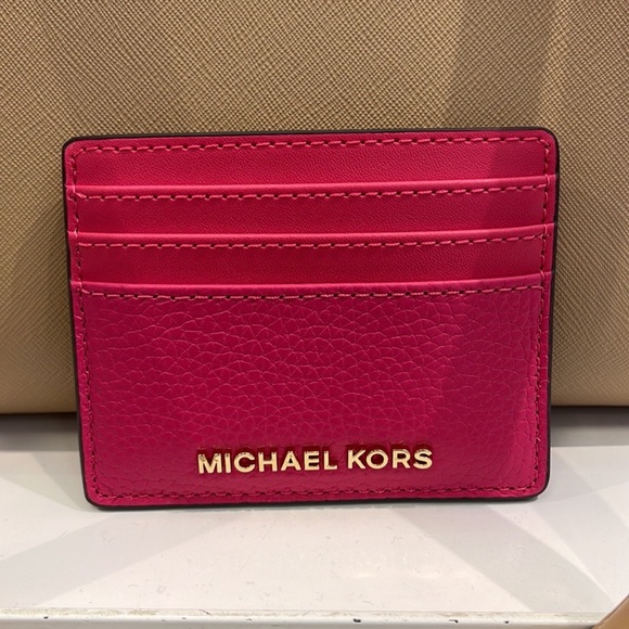MICHAEL KORS
Large Pebbled Leather Card Holder Case
Electric Pink 
NWT - Picture 7 of 16